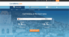 Desktop Screenshot of llamabolivia.com