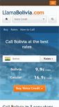Mobile Screenshot of llamabolivia.com
